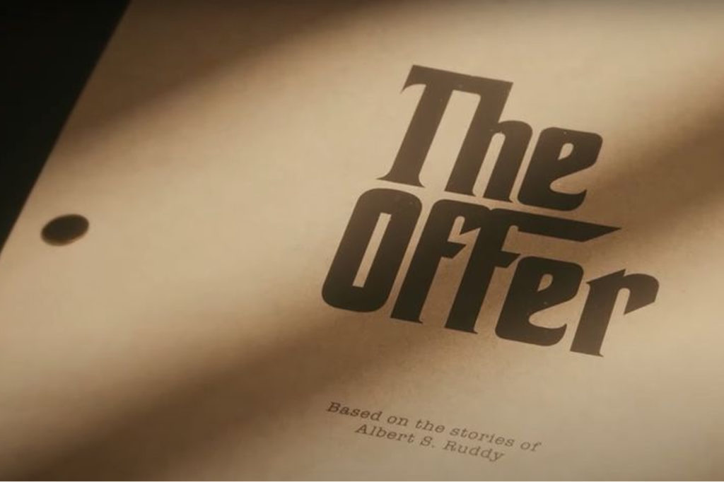 Série sobre os bastidores do filme 'O Poderoso Chefão' intitulada The Offer tem teaser divulgado ao som da trilha clássica do filme de 1972.