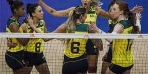 Vôlei: Brasil bate Coreia do Sul em Brasília pela Liga das Nações