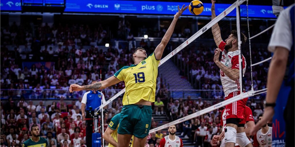 Vôlei: Brasil cai para anfitriã Polônia nas quartas e dá adeus à Liga