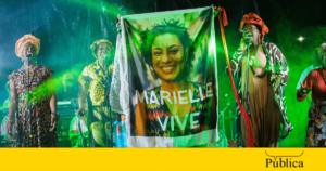 “Marielle, presente” na Marcha das Mulheres Negras em São Paulo