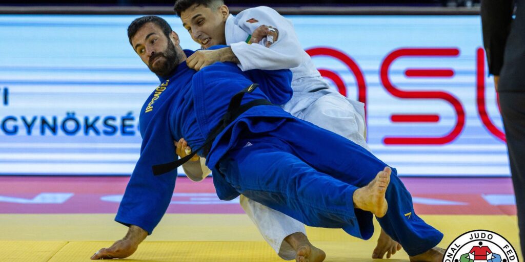 Guilherme Schmidt é vice-campeão do Masters de Judô na Hungria