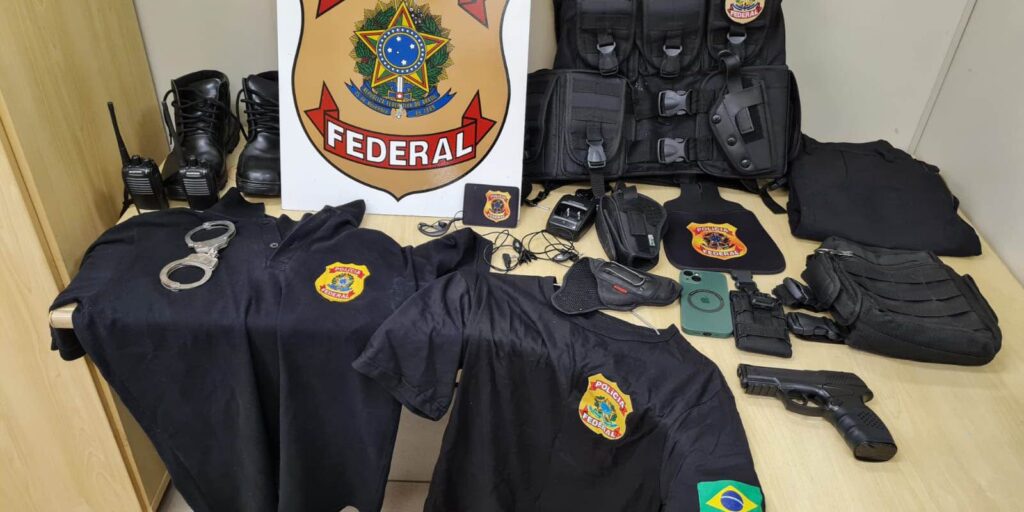 PF apreende no Rio equipamentos de falso policial federal