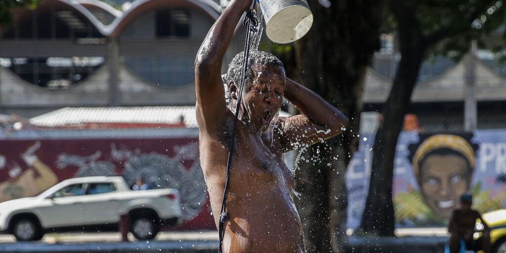 Rio chega a sensação térmica de 55ºC com previsão de chuva forte