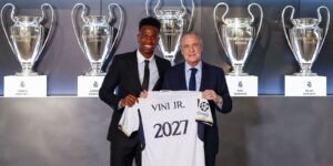 Real Madrid renova contrato com atacante Vinicius Júnior até 2027