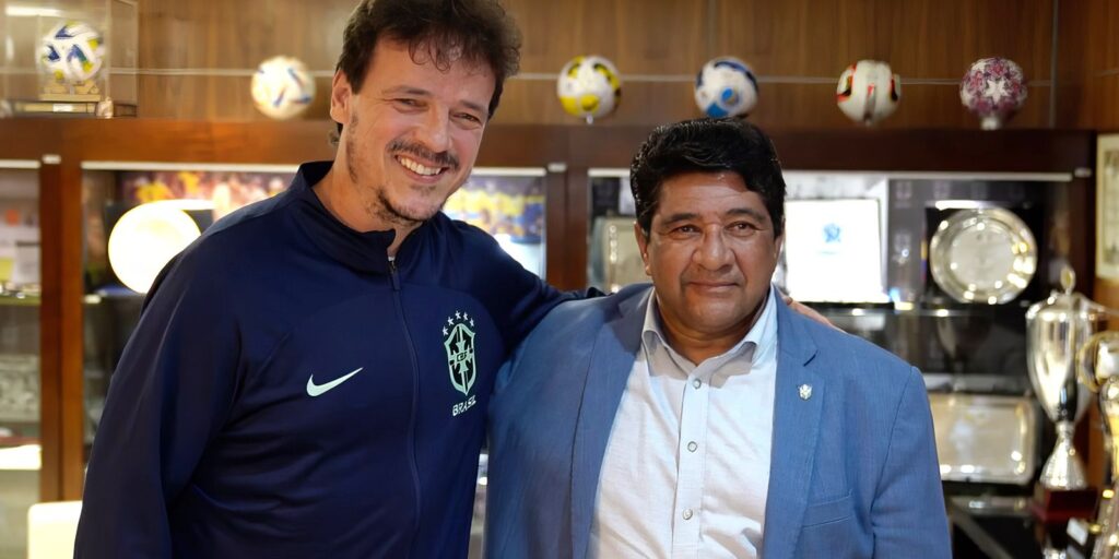 De volta ao comando da CBF, Ednaldo Rodrigues demite Fernando Diniz