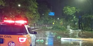 Chuva causa uma morte e deixa milhares sem energia Rio Grande do Sul