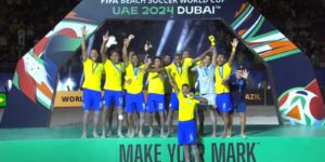 Brasil fatura o hexacampeonato mundial de futebol de areia