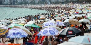 Rio tem calor de 41 graus e pouca umidade relativa do ar