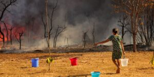 PF abre inquérito para investigar incêndio em Brasília