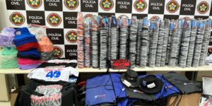 Ação apreende duas toneladas de produtos falsos com marca Rock in Rio