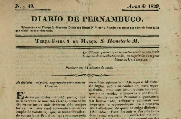 Nova lei reconhece acervo de jornal de Pernambuco como patrimônio cultural do Brasil – Notícias