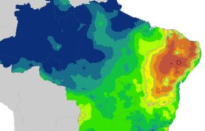 Primeira região árida no Brasil.