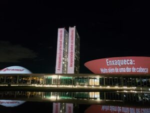 Congresso Nacional exibe projeção de frases para alertar sobre dores de cabeça – Notícias