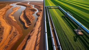 Projeto de irrigação em Canarana, autorizado pela SEMA-MT, prevê o uso de água de três rios por dez anos para lavouras de grande porte.