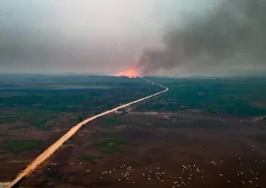 Ofensiva do MPF e do governo de Mato Grosso mira desmatamento recorde e ranchos irregulares na APA dos Meandros do Rio Araguaia.