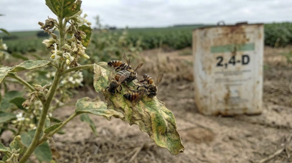Agrotóxico extermina abelhas sem ferrão