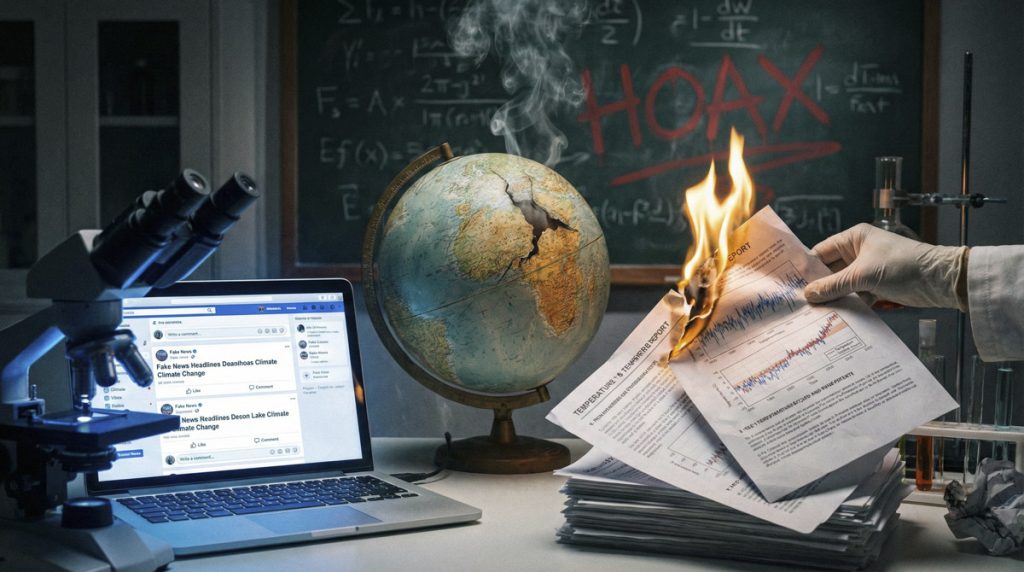 desinformação sobre mudanças climáticas