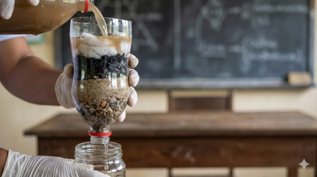 filtro de água caseiro