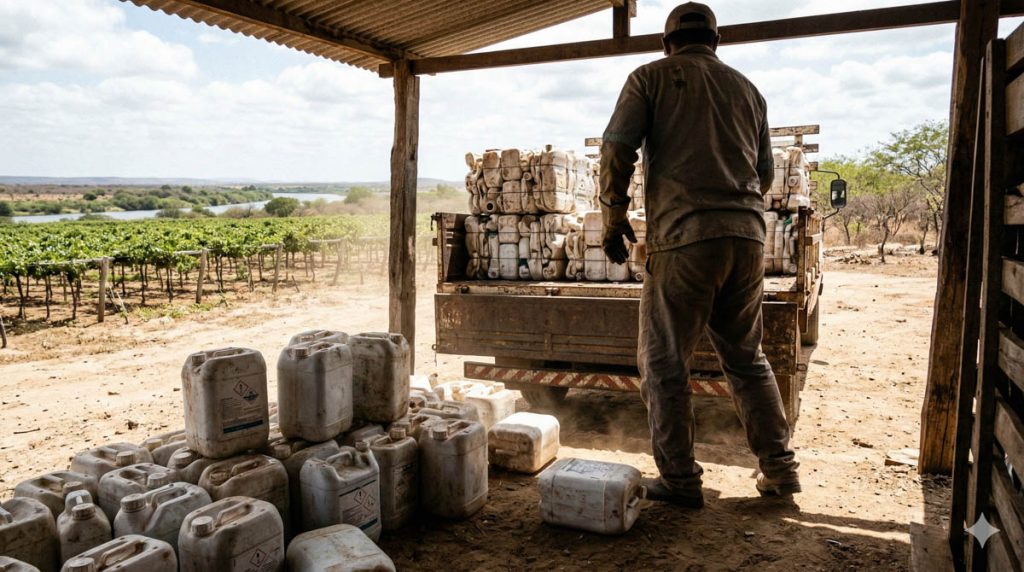 blockchain descarte de agrotóxicos